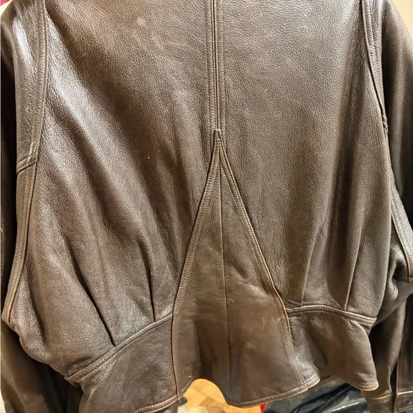 Wilson Women's Dark Brown Leather Jacket - Picture 3 of 4